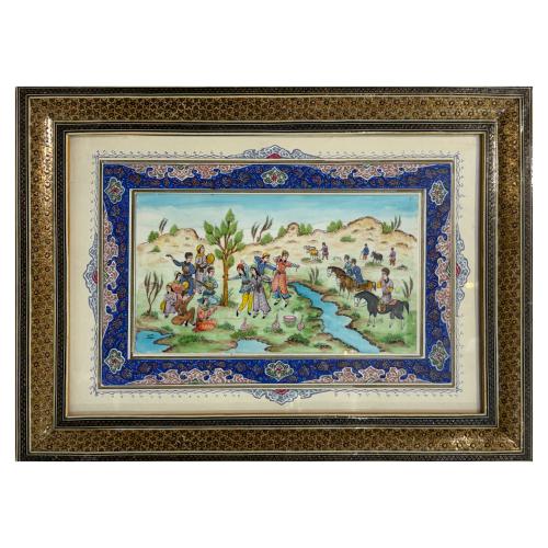 PINTURA MINIATURISTA PERSA 