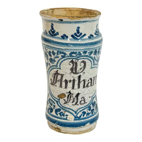 ALBARELO DE FARMACIA CATALAN DEL SIGLO XVIII