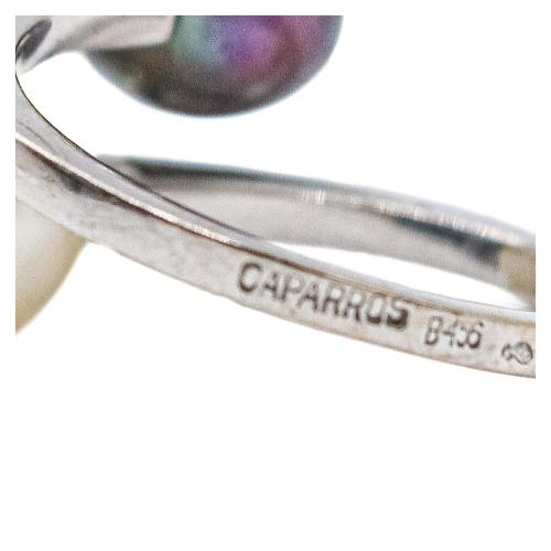 ANILLO CON PERLAS DE CAPARROS