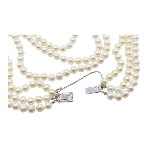 COLLAR TRIPLE DE PERLAS