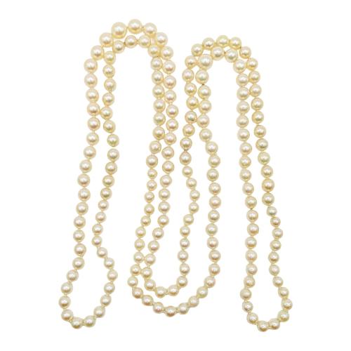 COLLAR LARGO DE PERLAS CULTIVADAS