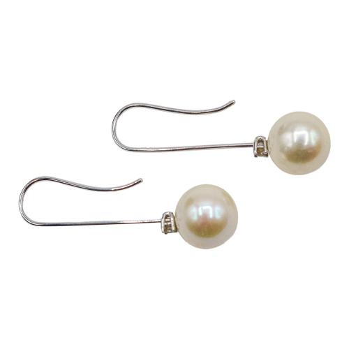 PENDIENTES LARGOS CON PERLAS Y BRILLANTES