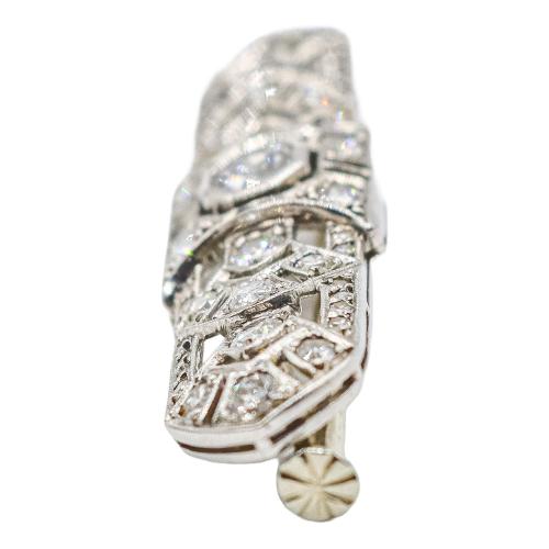 BROCHE ALFILER CON DIAMANTES, AÑOS 30