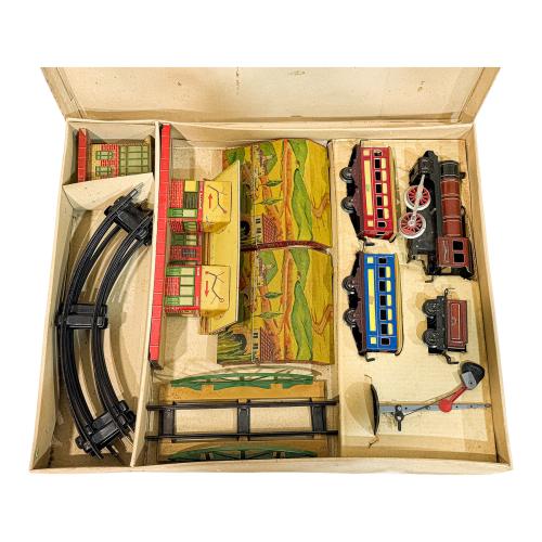 CONJUNTO DE VÍAS Y LOCOMOTORA PAYÁ