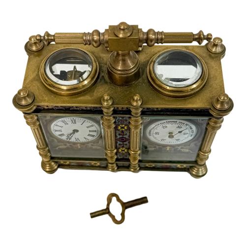 RELOJ Y BARÓMETRO INGLÉS S.XX