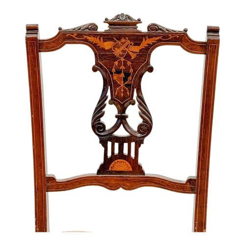 PAREJA DE SILLAS DE SALÓN VICTORIANAS SEGUNDA MITAD S. XIX