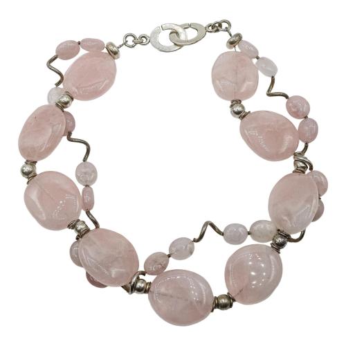 GARGANTILLA CON CUARZO ROSA