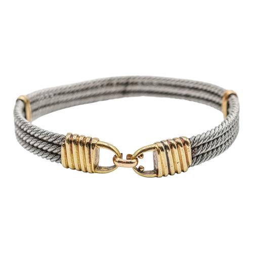 PULSERA DE ACERO Y ORO