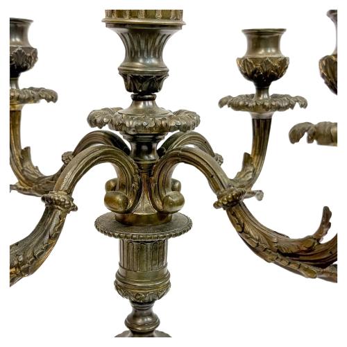 PAREJA DE CANDELABROS DEL PRIMER CUARTO DEL S.XX
