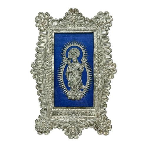 TRES IMAGENES RELIGIOSAS ENMARCADAS DE MEDIADOS DEL S.XX