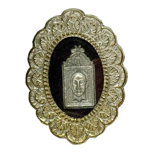 TRES IMAGENES RELIGIOSAS ENMARCADAS DE MEDIADOS DEL S.XX