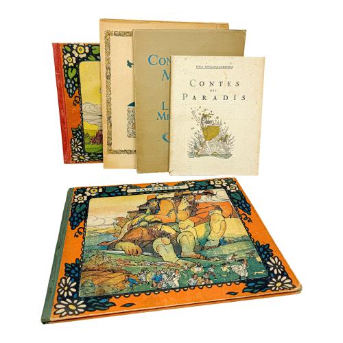 CINCO LIBROS ILUSTRADOS POR LOLA ANGLADA