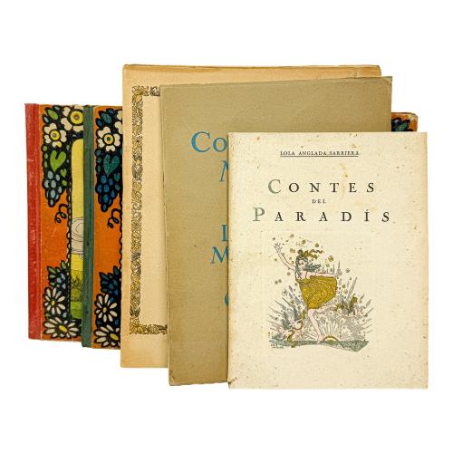 CINCO LIBROS ILUSTRADOS POR LOLA ANGLADA