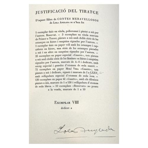 CONTES MARAVELLOSOS Y LOLA ANGLADA