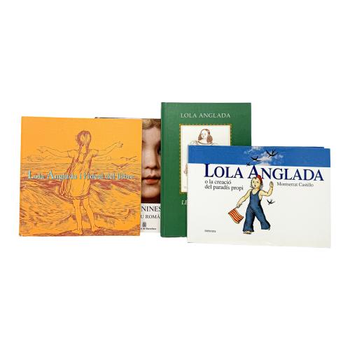 CUATRO LIBROS SOBRE LOLA ANGLADA
