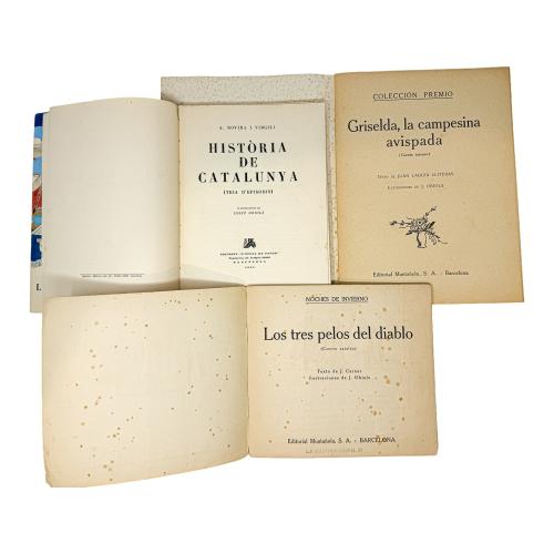 SIETE LIBROS ILUSTRADOS POR JOSEP OBIOLS