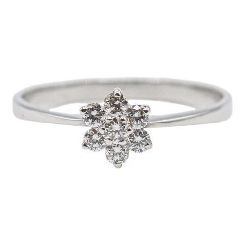 ANILLO ROSETÓN CON BRILLANTES