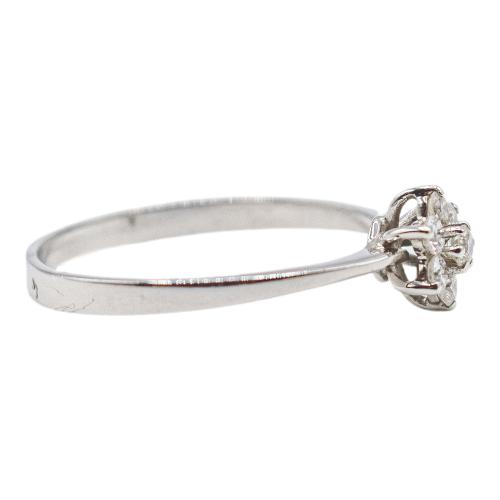 ANILLO ROSETÓN CON BRILLANTES