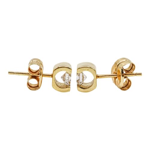 PENDIENTES SOLITARIO CON BRILLANTES