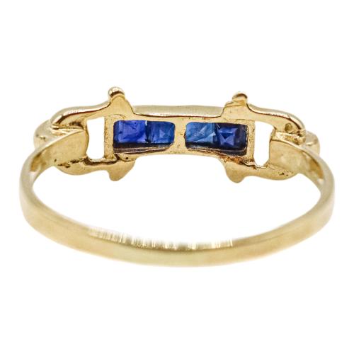 ANILLO CON ZAFIROS