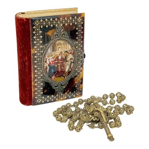DEVOCIONARIO Y ROSARIO DE MEDIADOS DEL SIGLO XIX