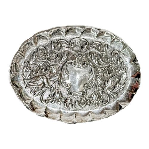 CONJUNTO DE PEQUEÑOS CENTRITOS EN PLATA ÚLITMO CUARTO S.XX
