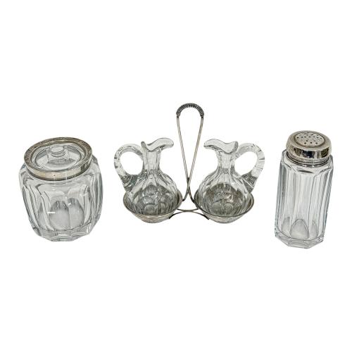 PIEZAS DE SERVICIO DE MESA EN PLATA ÚLTIMO CUARTO S.XX
