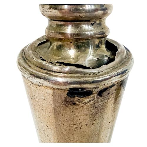 CONJUNTO DE PIEZAS DE TOCADOR Y CANDELERO MEDIADOS DEL S.XX