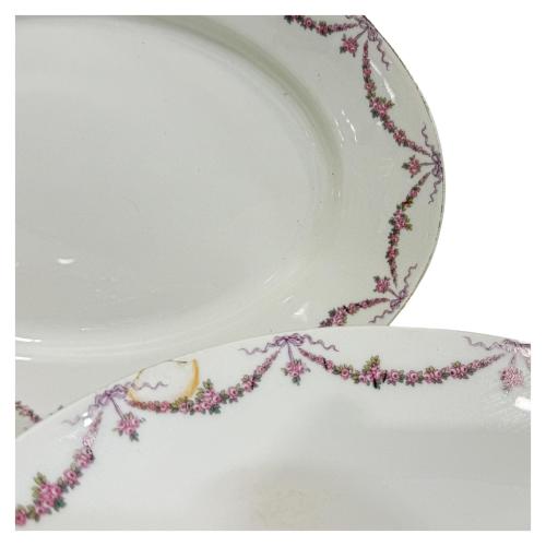 VAJILLA DE PORCELANA FRANCESA DE LIMOGES DE MEDIADOS S. XX