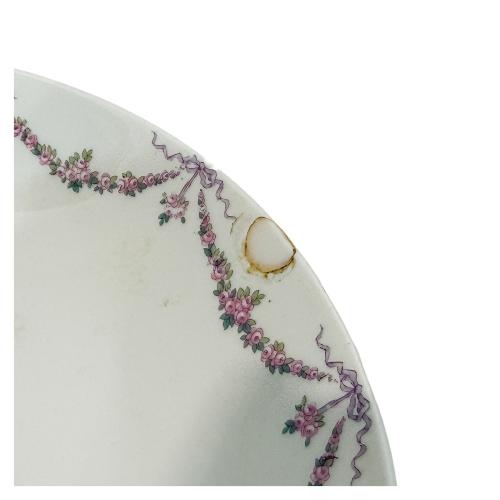 VAJILLA DE PORCELANA FRANCESA DE LIMOGES DE MEDIADOS S. XX
