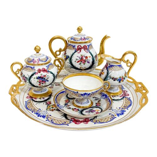 JUEGO DE TE EN PORCELANA SÈVRES FINALES SIGLO XIX