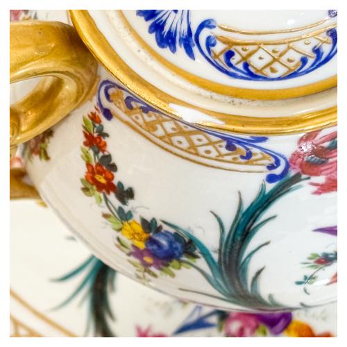 JUEGO DE TE EN PORCELANA SÈVRES FINALES SIGLO XIX