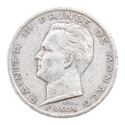 MONEDA DE PLATA DE MONACO