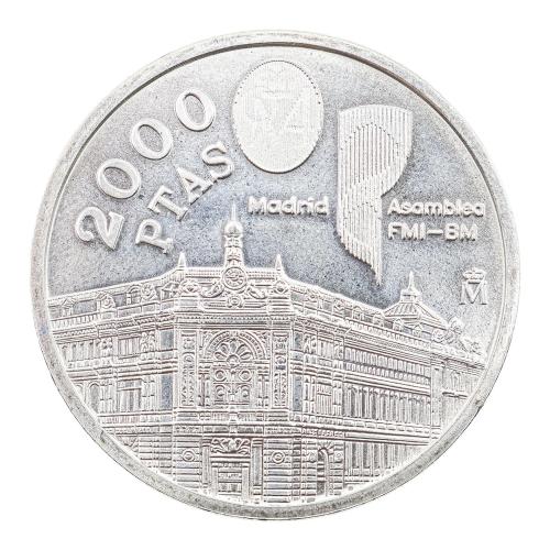 MONEDA DE 2.000 PTS DE PLATA