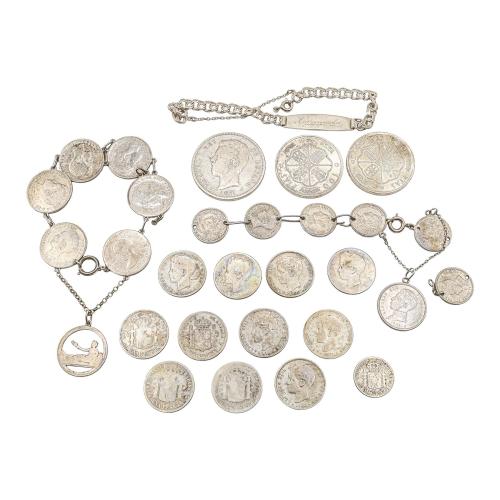 COLECCIÓN DE MONEDAS DE PLATA