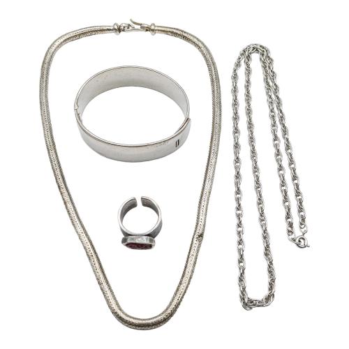 LOTE DE JOYERÍA DE PLATA