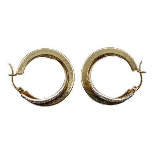 PENDIENTES ARGOLLAS CON DIAMANTES