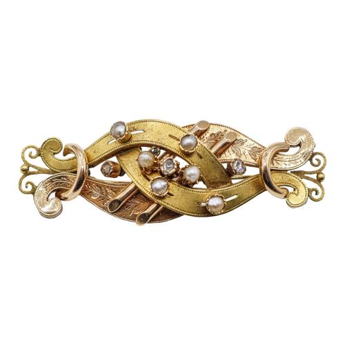 COLECCIÓN DE BROCHES DE FLES. DEL S.XIX