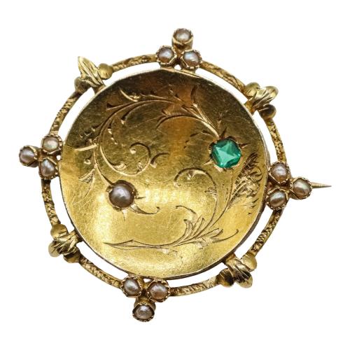 COLECCIÓN DE BROCHES DE FLES. DEL S.XIX