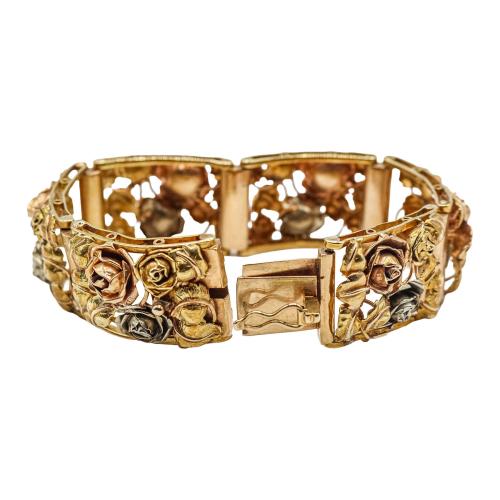 PULSERA ROSAS DE PPS. DEL S.XX