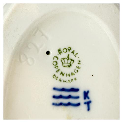 TRES PORCELANAS DANESAS DEL ÚLTIMO TERCIO S. XX