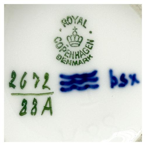 TRES PORCELANAS DANESAS DEL ÚLTIMO TERCIO S. XX