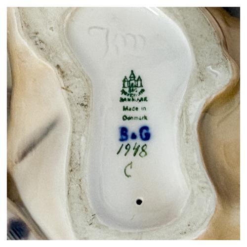 GRUPO EN PORCELANA DANESA DEL ÚLTIMO TERCIO S. XX