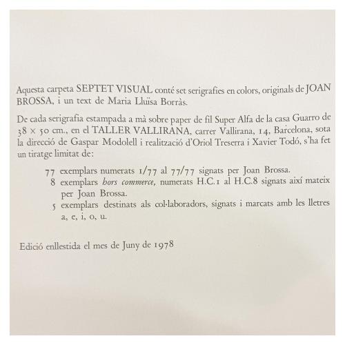  BROSSA, JOAN