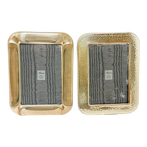 DOS MARCOS PORTAFOTOS DE PLATA DEL ÚLTIMO CUARTO DE S. XX
