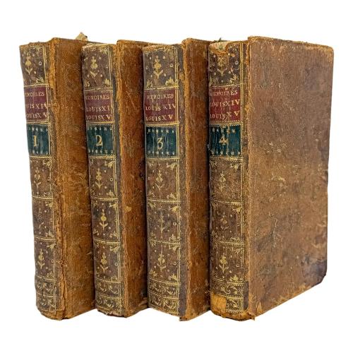 CUATRO LIBROS DE HISTORIA FRANCESA DE FINALES DEL SIGLO XVII