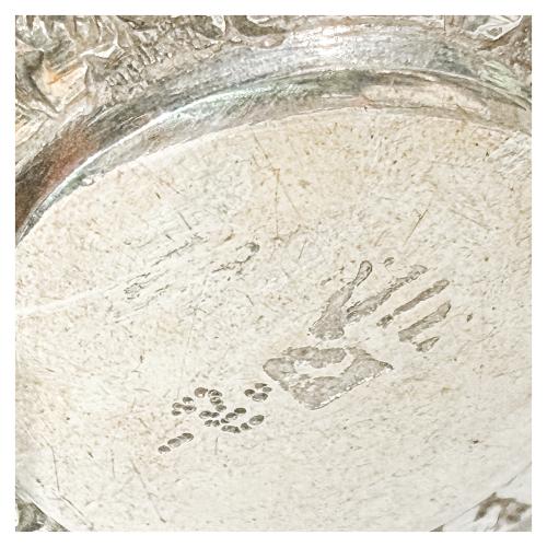 CUATRO PEQUEÑOS SALERITOS EN PLATA 