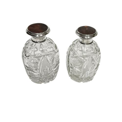DOS TARROS PERFUMEROS MASRIERA Y CARRERAS, AÑOS 40