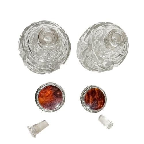 DOS TARROS PERFUMEROS MASRIERA Y CARRERAS, AÑOS 40