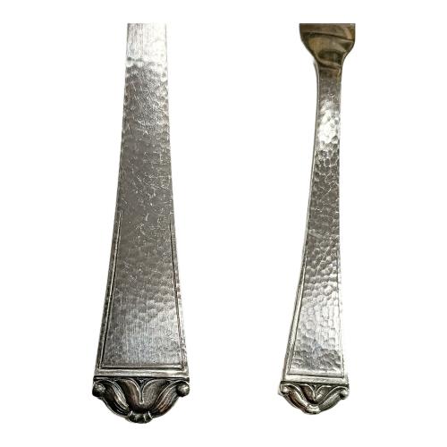 CONJUNTO DE CUBIERTOS DE SERVIR EN PLATA DE LOS AÑOS 40